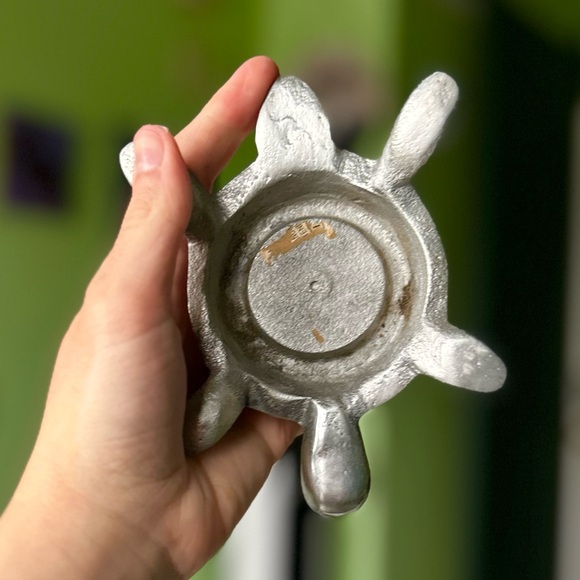 Rustic Metal Nautical Sea Turtle Baby Tea Light Candle Holder Decorative Accent - Picture 5 of 10